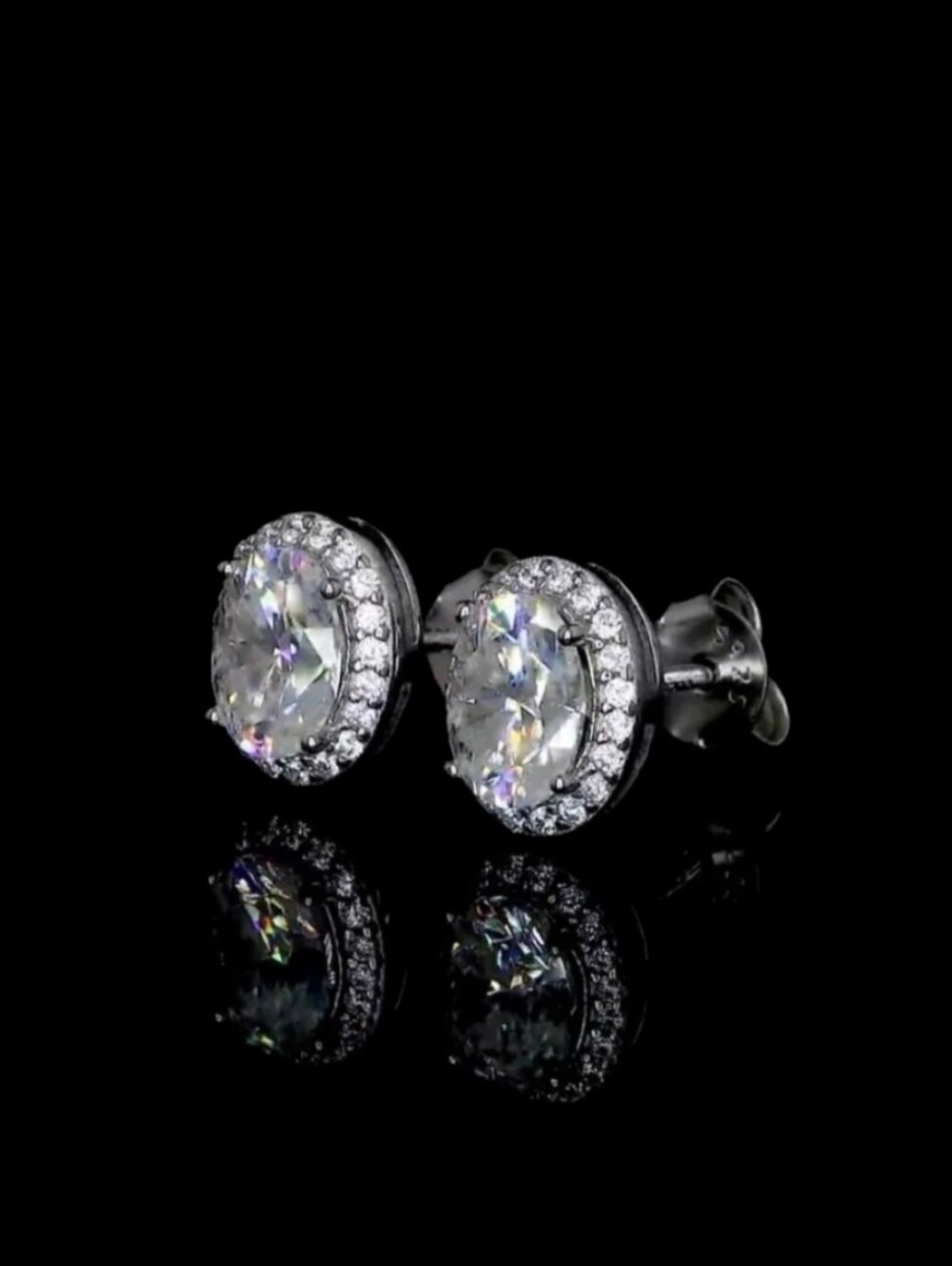 925 Moissanite Earrings